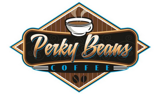PERKY BEANS COFFEE logo