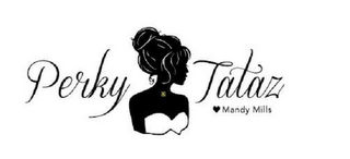 PERKY TATAZ MANDY MILLS logo