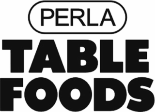PERLA TABLE FOODS logo