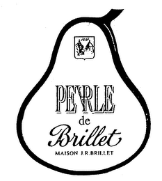 PERLE DE BRILLET MAISON J.R. BRILLET 1850 logo