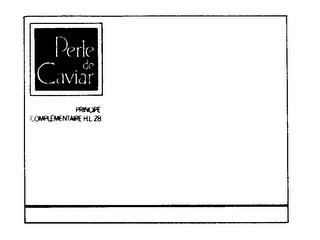 PERLE DE CAVIAR PRINCIPE COMPLEMENTAIRE HL 28 logo