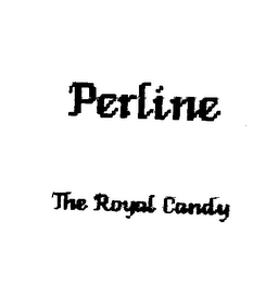 PERLINE THE ROYAL CANDY logo