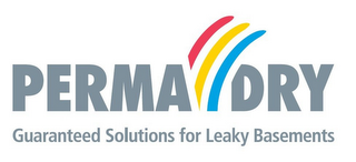PERMA DRY GUARANTEED SOLUTIONS FOR LEAKY BASEMENTS logo