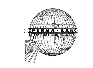 PERMA-KAN SELF CLOSING WASTE RECEPTACLE logo