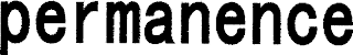 PERMANENCE logo