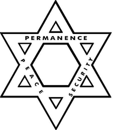 PERMANENCE SECURITY PEACE logo
