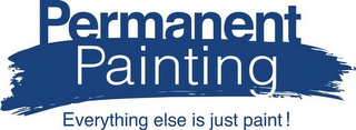 PERMANENT PAINTING EVERYTHING ELSE IS JUST PAINT! logo