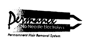 PERMANEX NO NEEDLE ELECTROLYSIS PERMANNENT HAIR REMOVAL SYSTEM logo