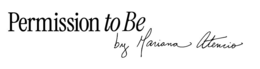 PERMISSION TO BE BY MARIANA ATENCIO logo