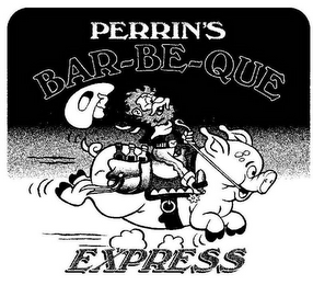 PERRIN'S BAR-BE-QUE EXPRESS logo