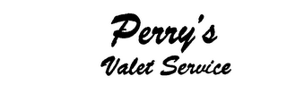 PERRY'S VALET SERVICE logo