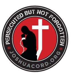 · PERSECUTED BUT NOT FORGOTTEN · JOSHUACORD.ORG logo
