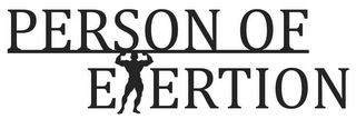 PERSON OF EXERTION logo
