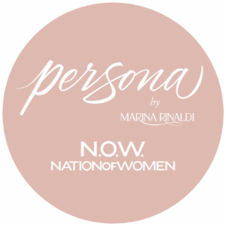 PERSONA BY MARINA RINALDI N.O.W. NATIONOFWOMEN logo