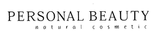 PERSONAL BEAUTY NATURAL COSMETIC logo
