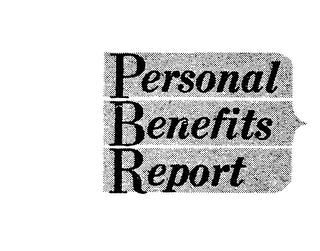 PERSONAL BENEFITS REPORT logo