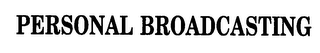 PERSONAL BROADCASTING logo