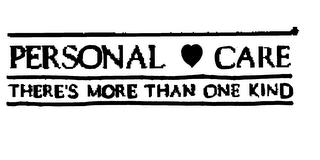 PERSONAL CARE THERE'S MORE THAN ONE KIND logo