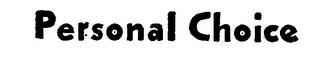 PERSONAL CHOICE logo