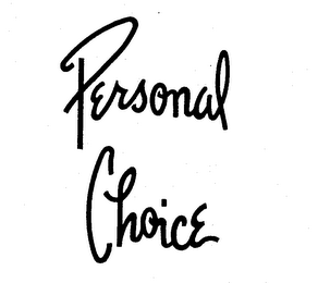 PERSONAL CHOICE logo