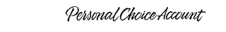 PERSONAL CHOICE ACCOUNT logo