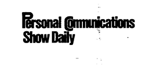 PERSONAL COMMUNICATIONS SHOW DAILY logo