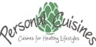 PERSONAL CUISINES CUISINES FOR HEALTHY LIFESTYLES logo
