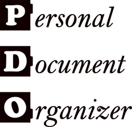 PERSONAL DOCUMENT ORGANIZER logo