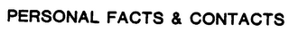 PERSONAL FACTS & CONTACTS logo