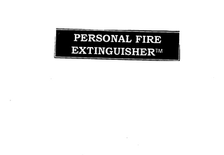 PERSONAL FIRE EXTINGUISHER logo