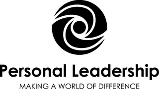PERSONAL LEADERSHIP MAKING A WORLD OF DIFFERENCE logo