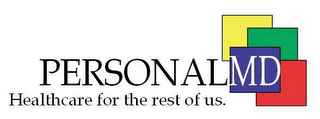 PERSONAL MD HEALTHCARE FOR THE REST OF US. logo