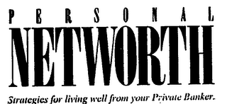 PERSONAL NETWORTH STRATEGES FOR LIVING WELL FROM YOUR PRIVATE BANKER logo