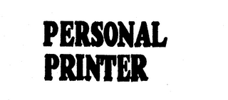 PERSONAL PRINTER logo