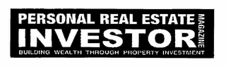 PERSONAL REAL ESTATE INVESTOR MAGAZINE BUILDING WEALTH THROUGH PROPERTY INVESTMENT logo
