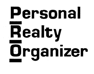 PERSONAL REALTY ORGANIZER logo