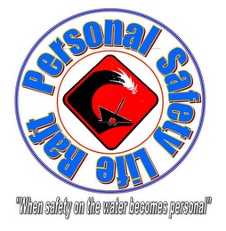 PERSONAL SAFETY LIFE RAFT "WHEN SAFETY ON THE WATER BECOMES PERSONAL" logo
