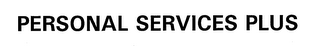 PERSONAL SERVICES PLUS logo
