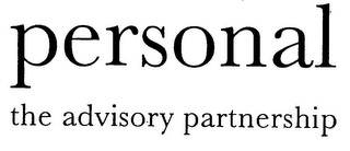 PERSONAL THE ADVISORY PARTNERSHIP