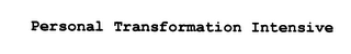 PERSONAL TRANSFORMATION INTENSIVE logo