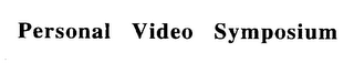 PERSONAL VIDEO SYMPOSIUM logo