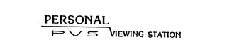 PERSONAL VIEWING STATION PVS logo