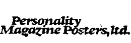 PERSONALITY MAGAZINE POSTER'S, LTD. logo