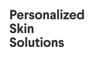 PERSONALIZED SKIN SOLUTIONS logo