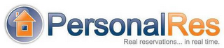 PERSONALRES REAL RESERVATIONS... IN REAL TIME. logo