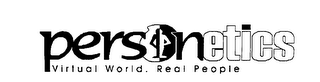PERSONETICS VIRTUAL WORLD. REAL PEOPLE logo