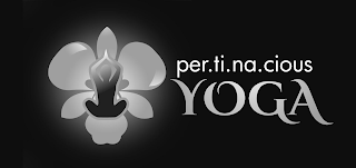 PER.TI.NA.CIOUS YOGA logo