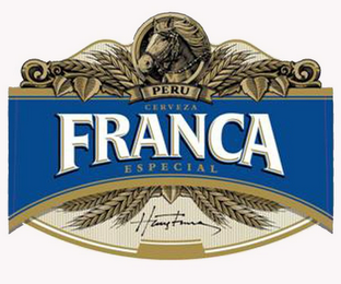 PERU CERVEZA FRANCA ESPECIAL logo