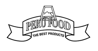PERU FOOD THE BEST PRODUCTS logo