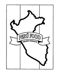 PERU FOOD THE BEST PRODUCTS logo